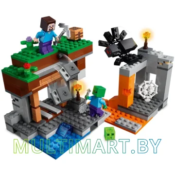 Конструктор LEGO Minecraft 21166 Заброшенная шахта картинка 4